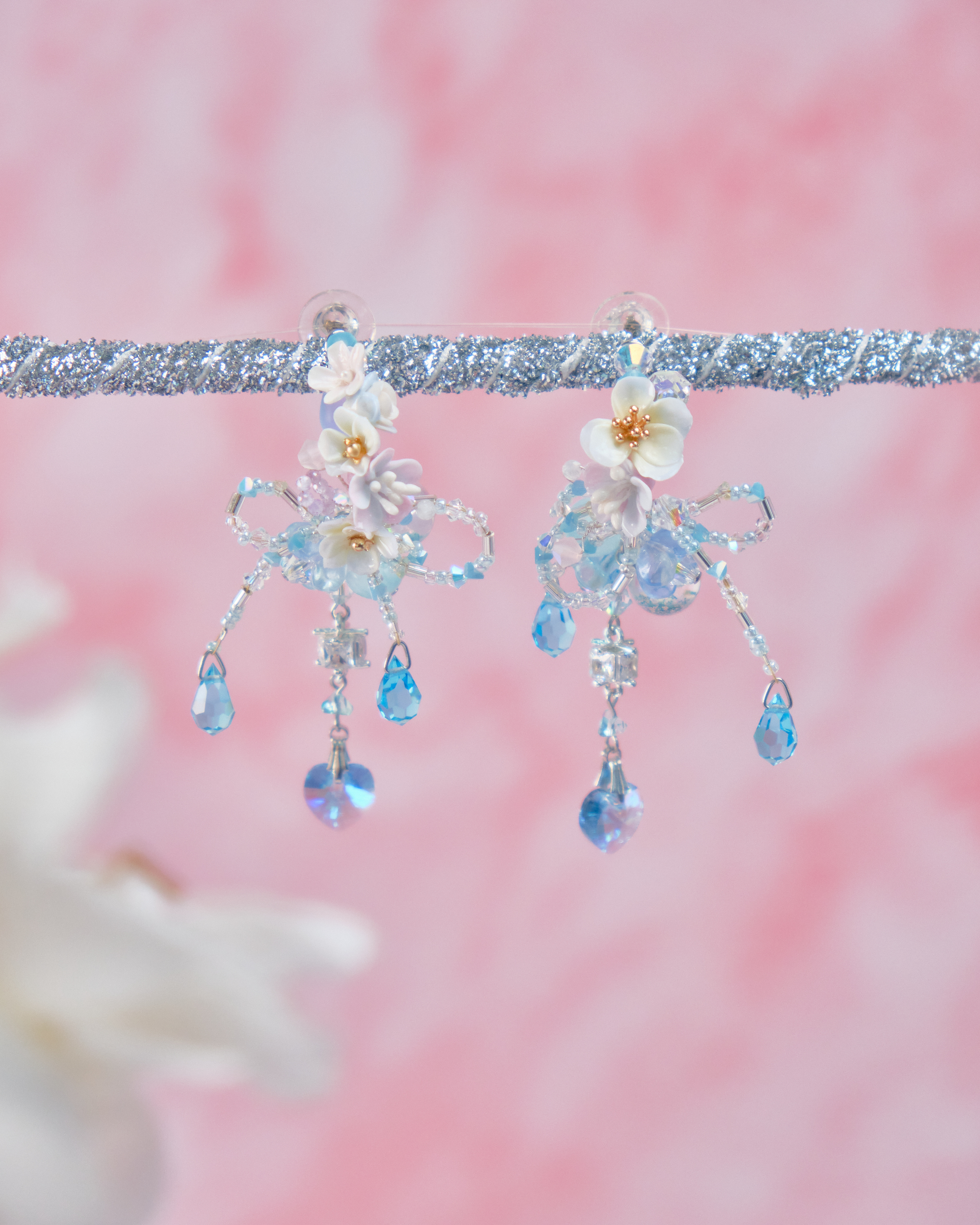 11729 重工串珠C字耳環