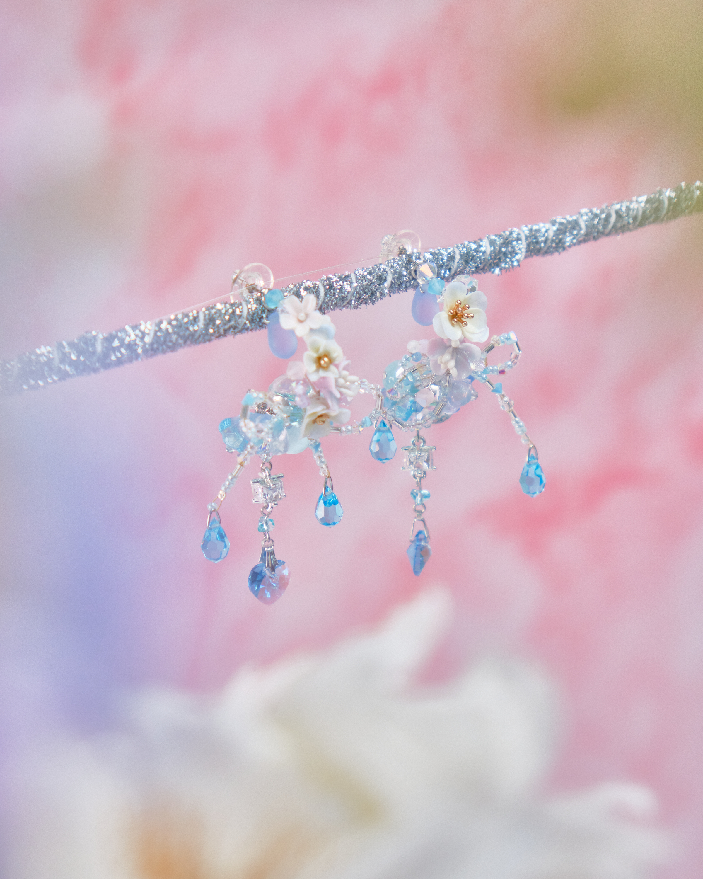 11729 重工串珠C字耳環