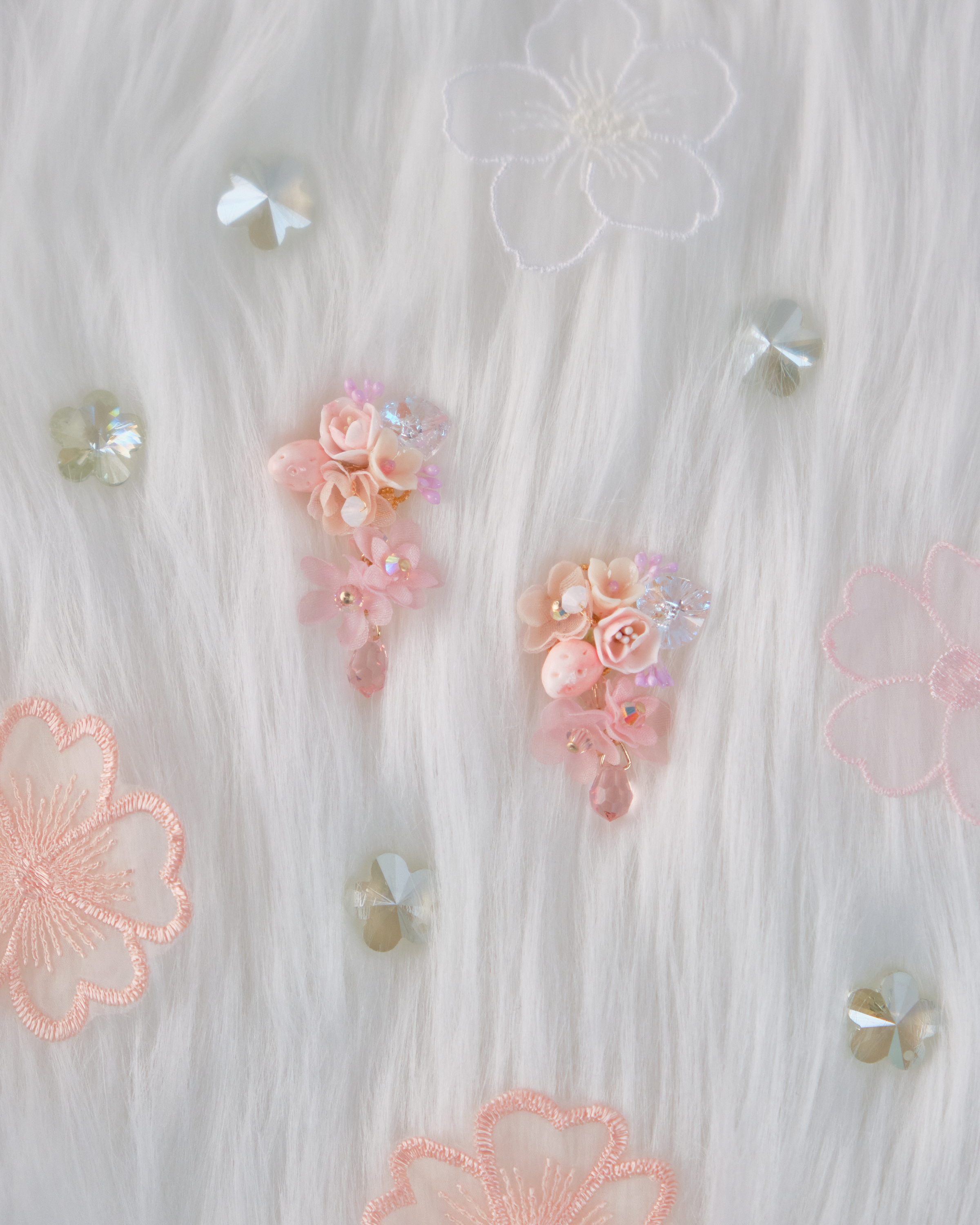 11759 小花束S925兩用短耳環