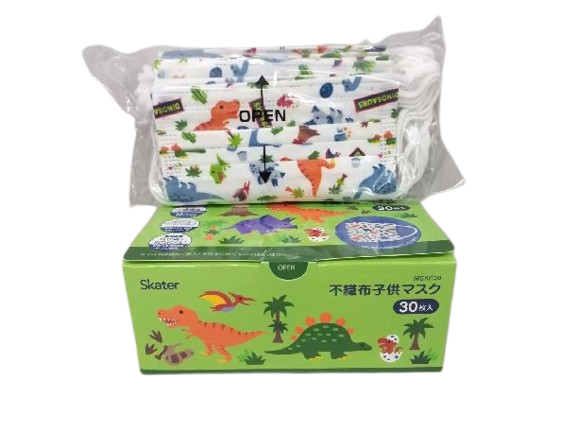 Skater 三層不織布兒童口罩（30片）（4歲或以上）