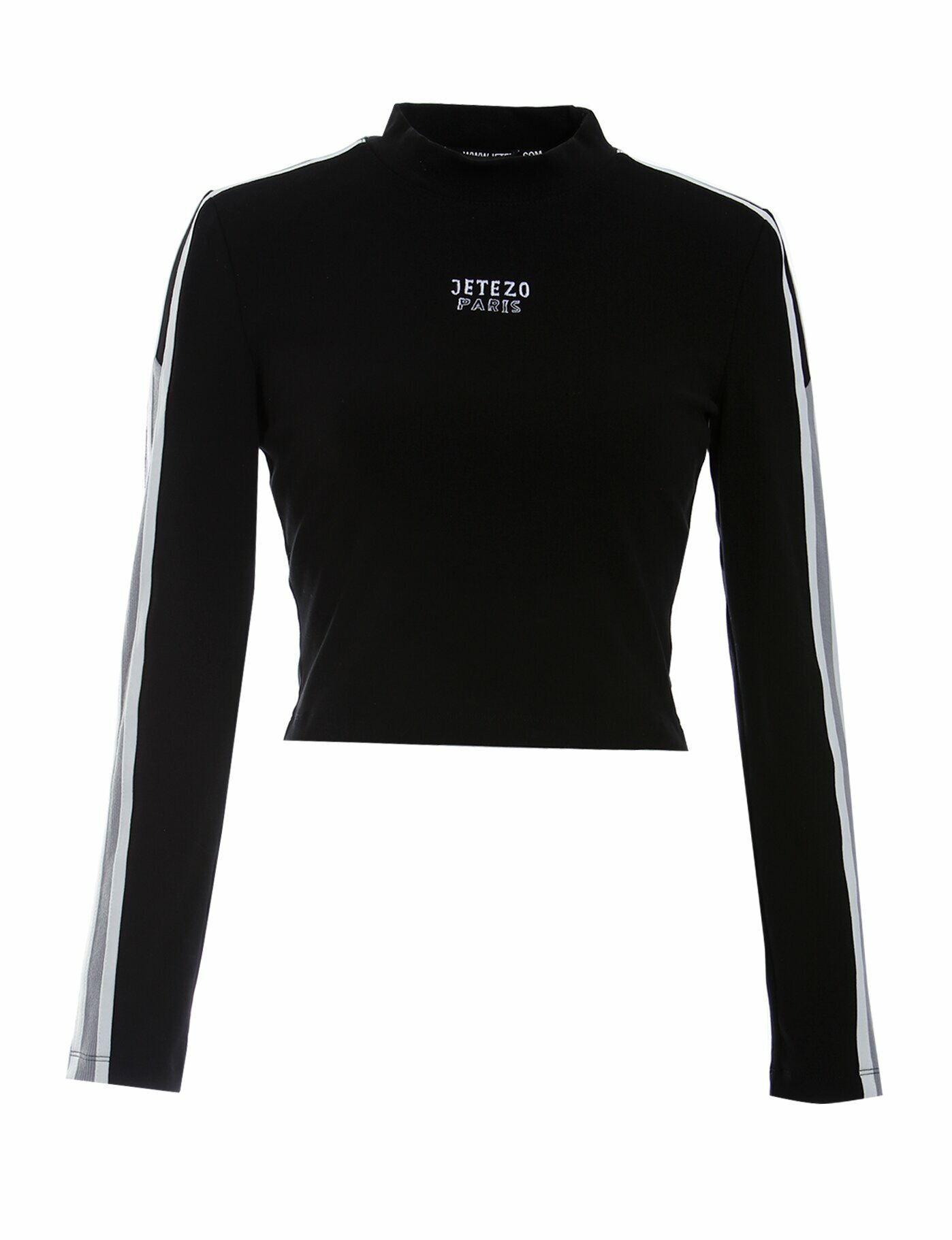 BD15022A1 Logo半高領運動短版T (2色)