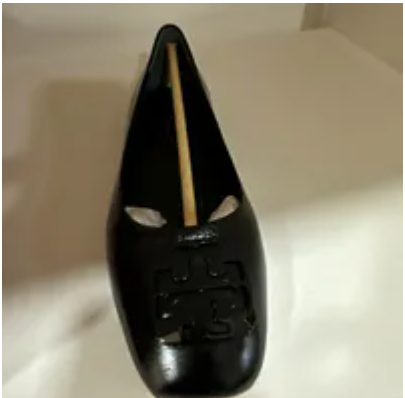 [S] TORY BURCH GEORGIA BALLET ATHENE CALF,PERFECT BLACK/PERFECT BLACK, 158009-004 [FINAL SALE] (STB663)