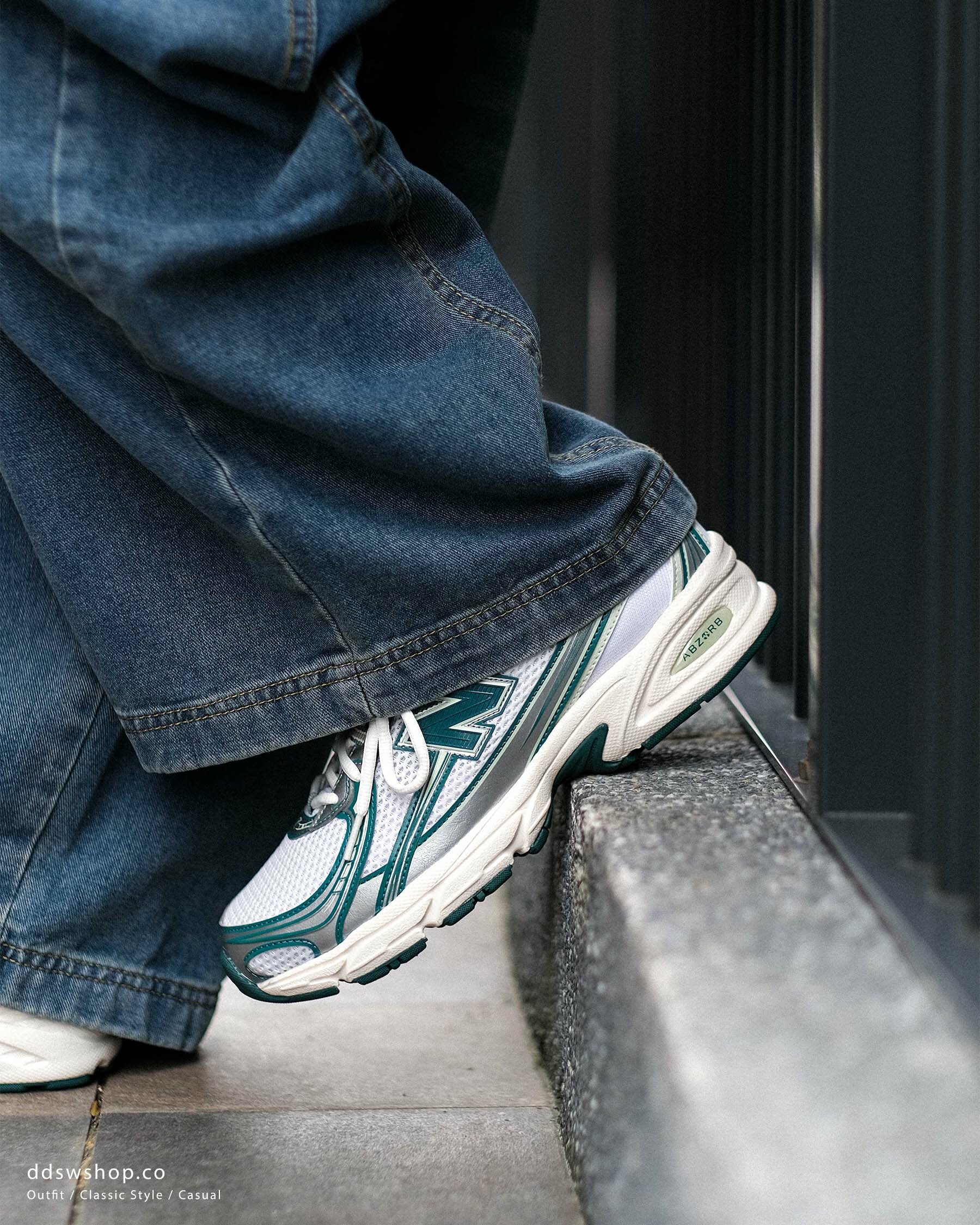 "調貨" NEW BALANCE 白綠復古慢跑鞋 森林綠 U740GR2