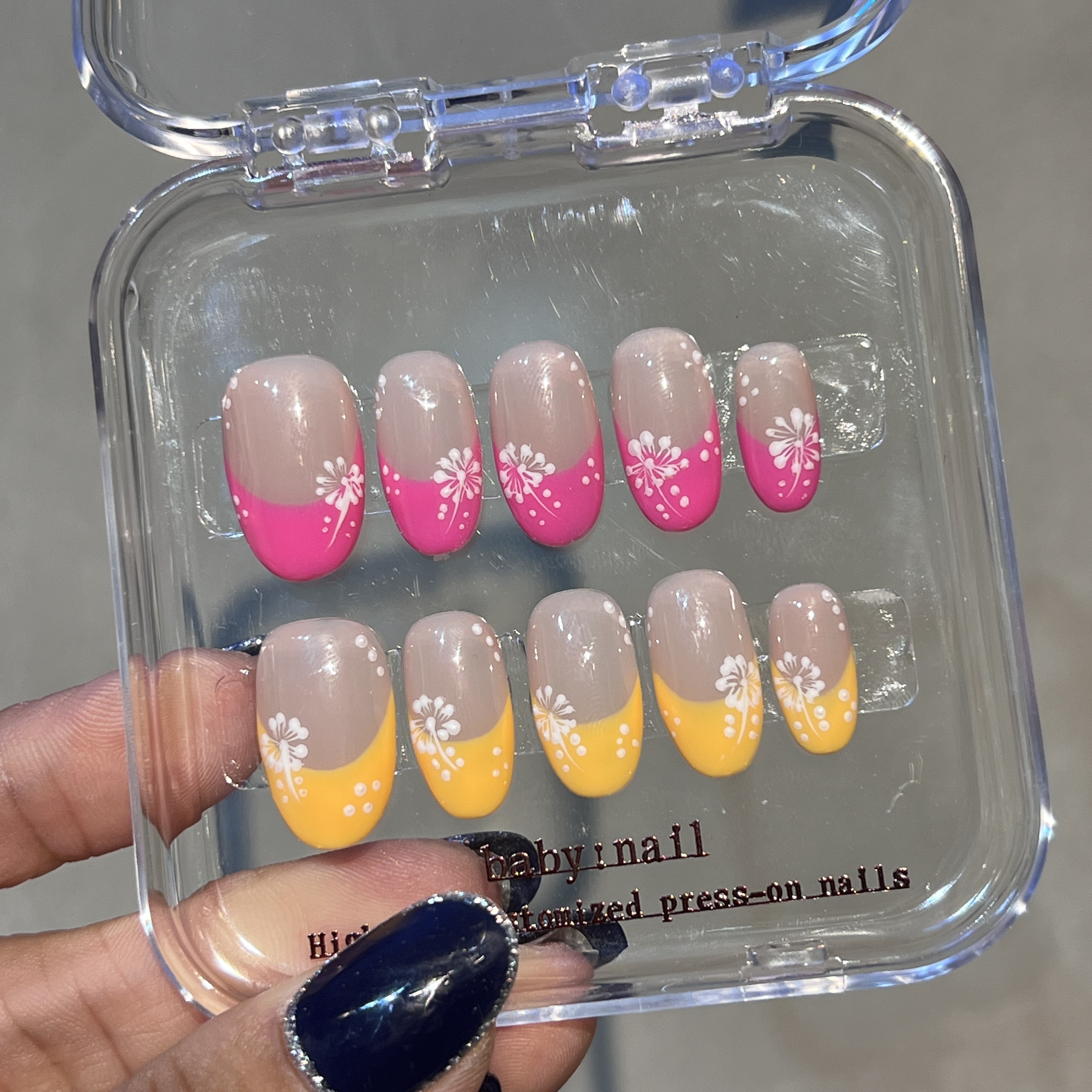 baby:nail ︳Summer Time。Hand Drawn