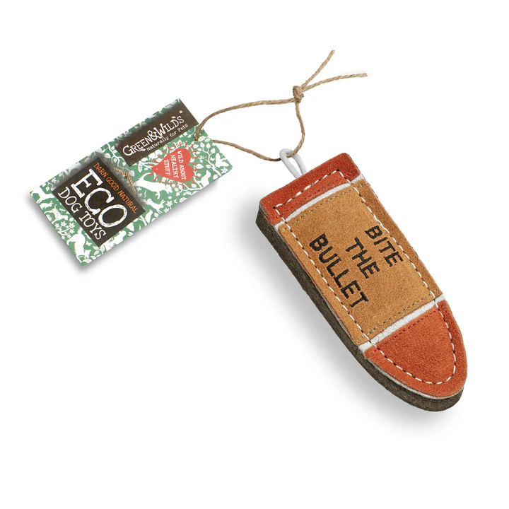 GREEN & WILDS- 天然黃麻製犬用啃咬玩具 -咬緊牙關子彈