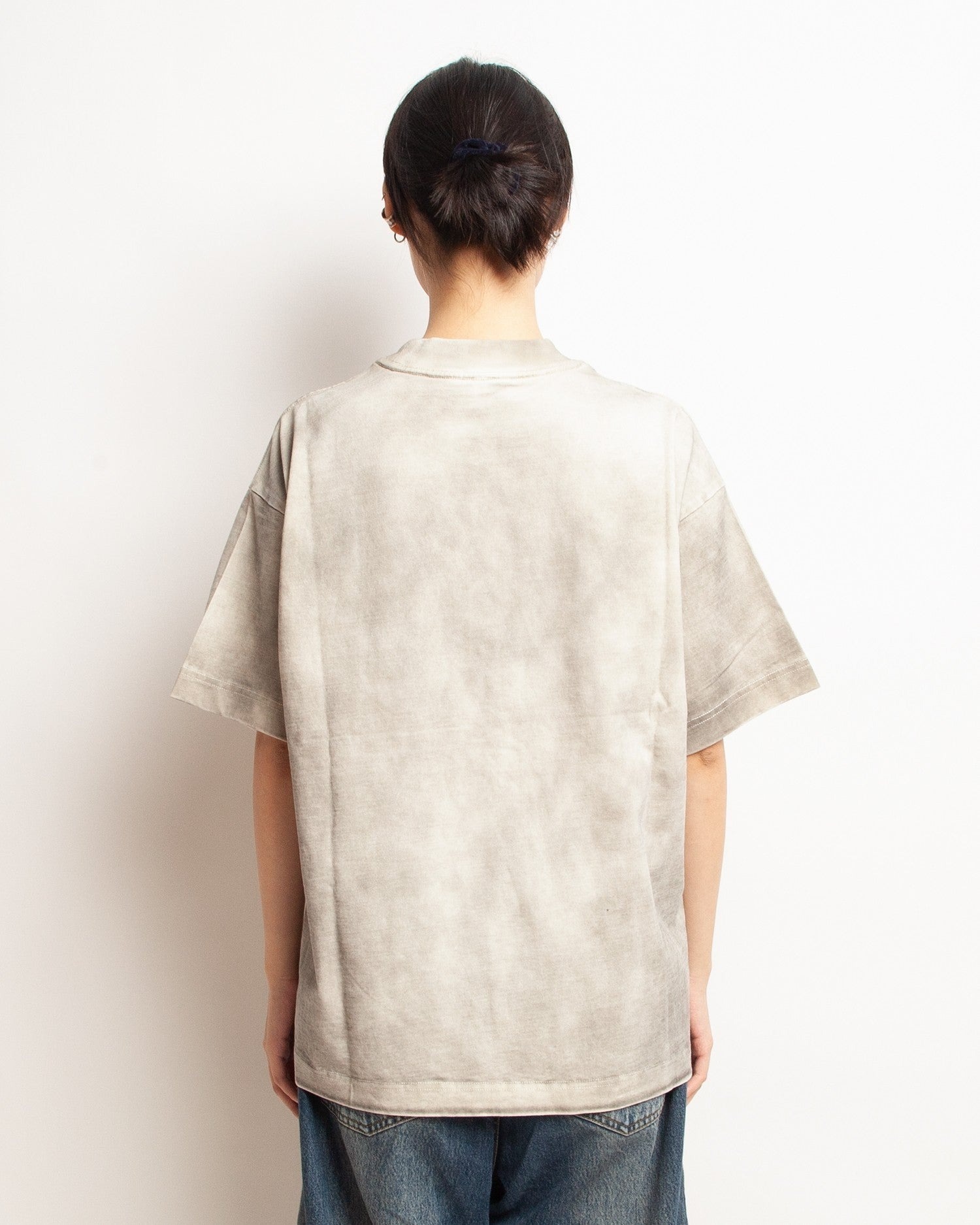 PLATEAU STUDIO / Logo dot tee - Dirty beige