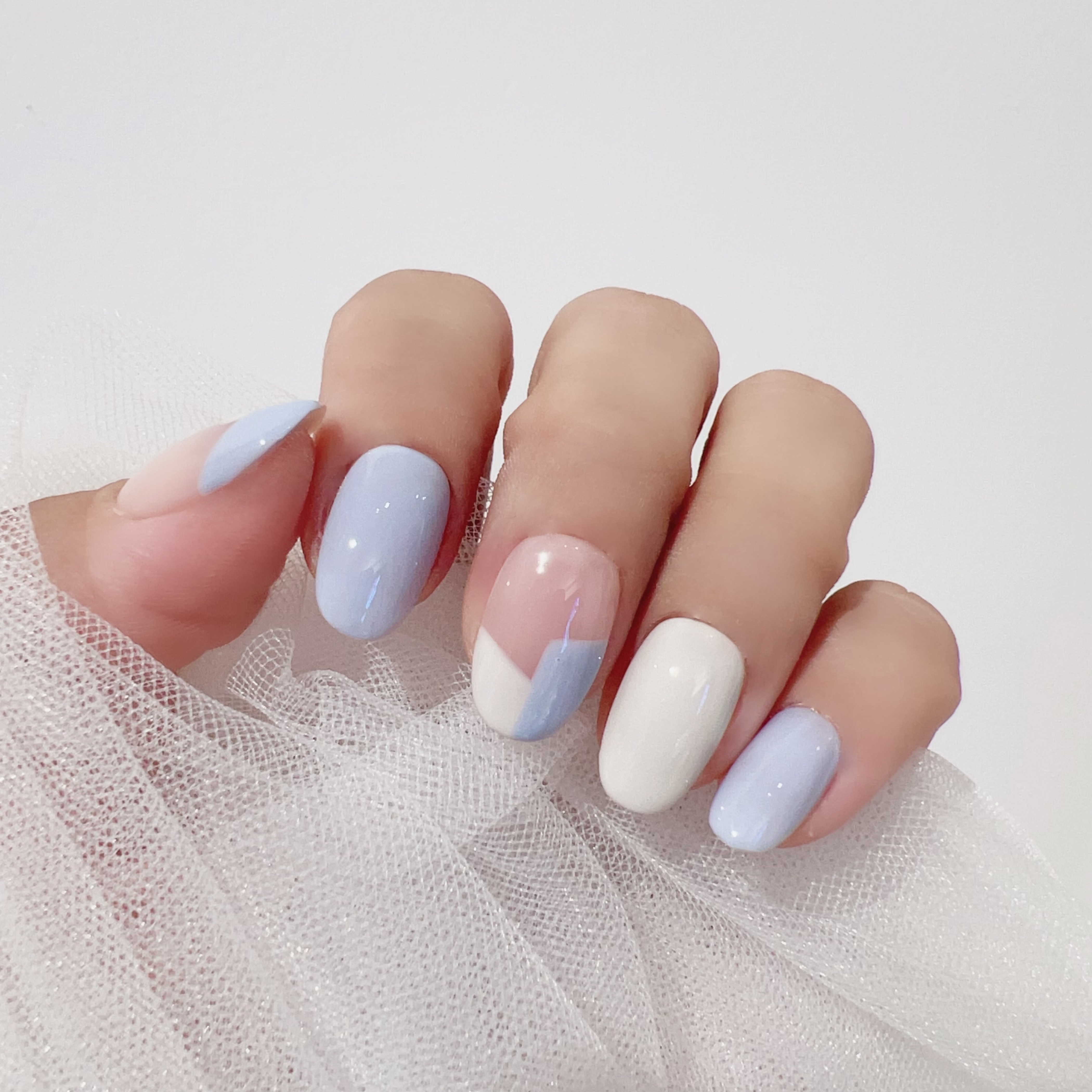 baby:nail ︳Simple Color-Blocking