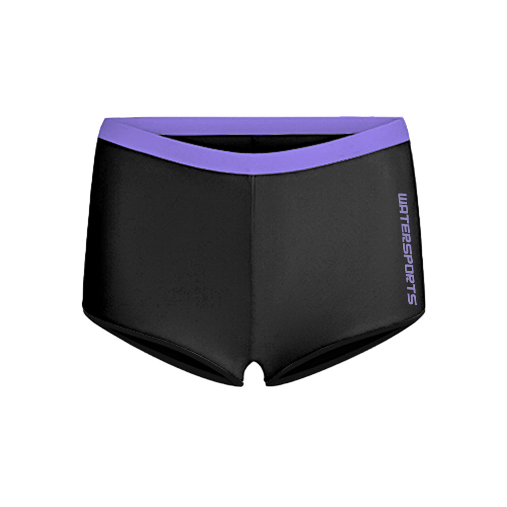 女士 Sea Dive 小平腳泳褲 - 黑/紫