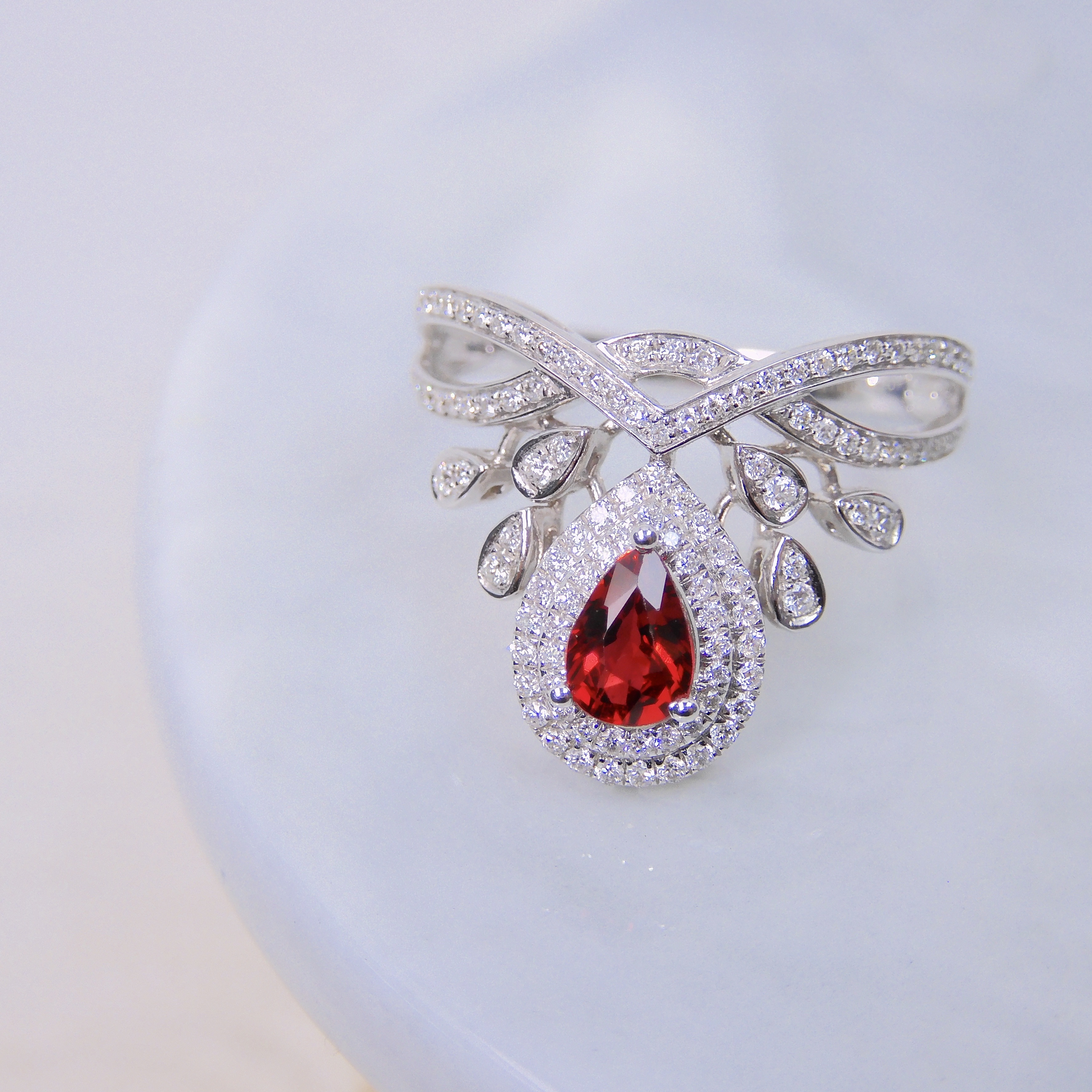 18K金 0.55ct 紅寶石戒指 (配國際證書)