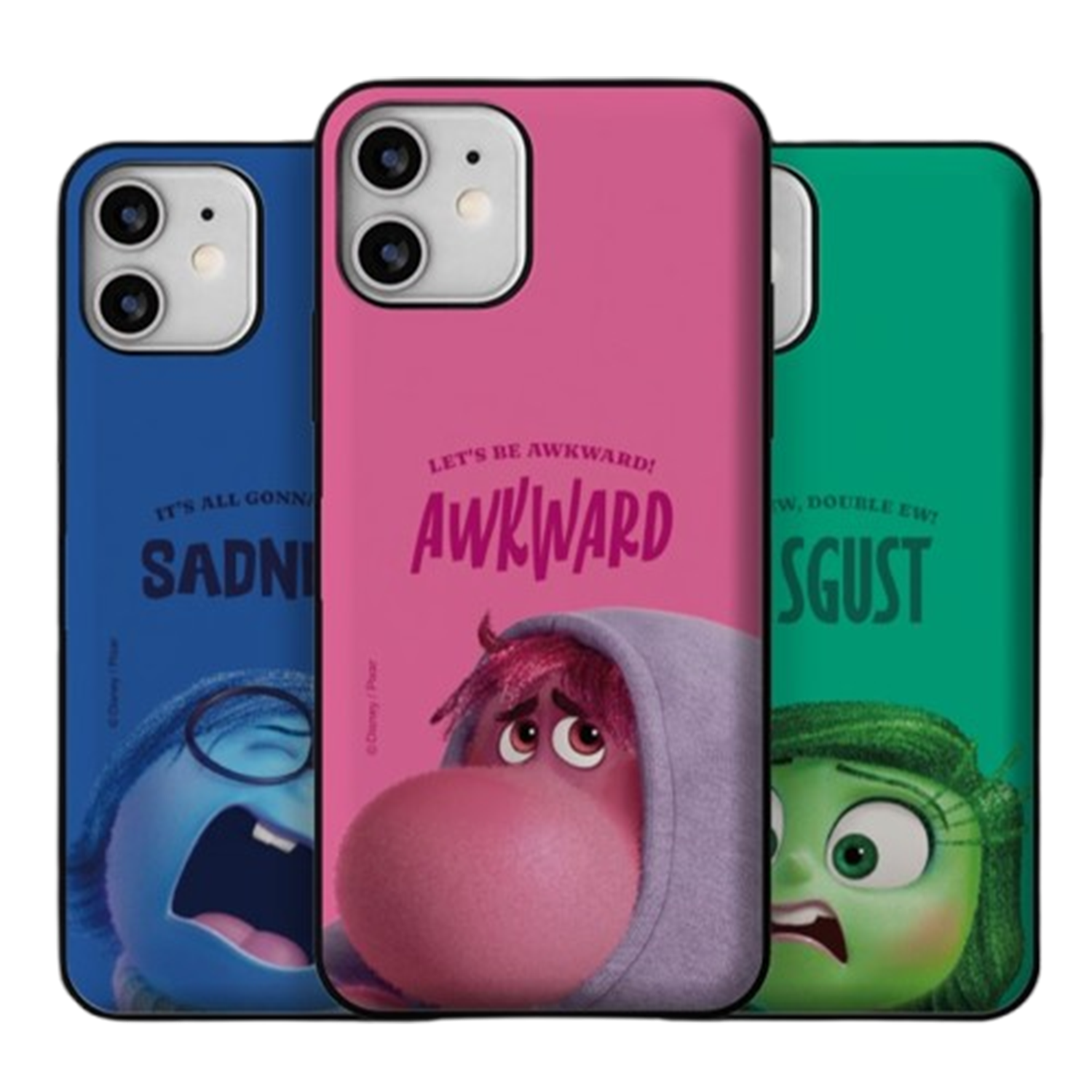 Disney - Door Card Case - Inside Out 玩轉腦朋友 翻蓋插卡槽防撞手機殼 TY