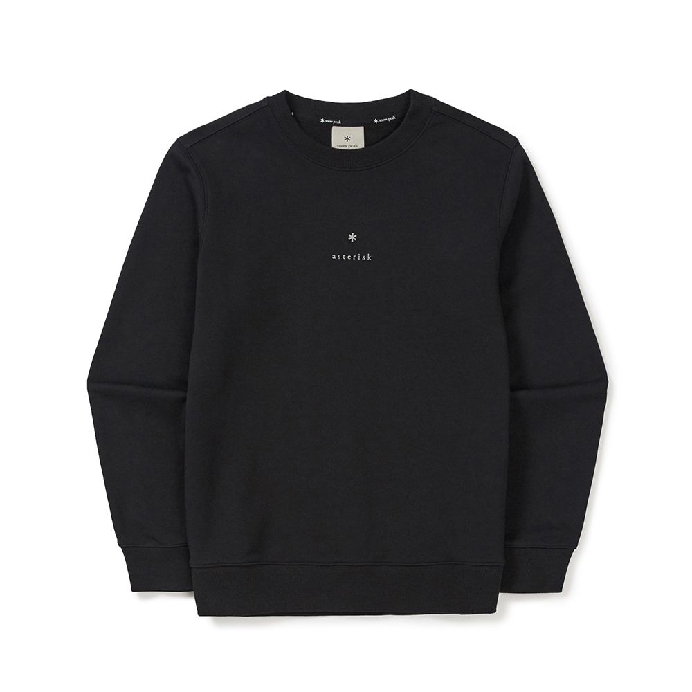 【現貨】snow peak Women Asterisk Sweatshirt 女款 Asterisk 大學Ｔ長袖 S25SWFHT51