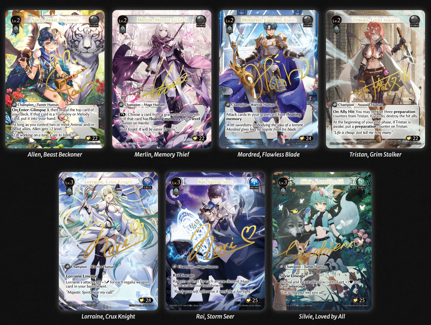 Grand Archive TCG - Dawn of Ashes Alter Edition