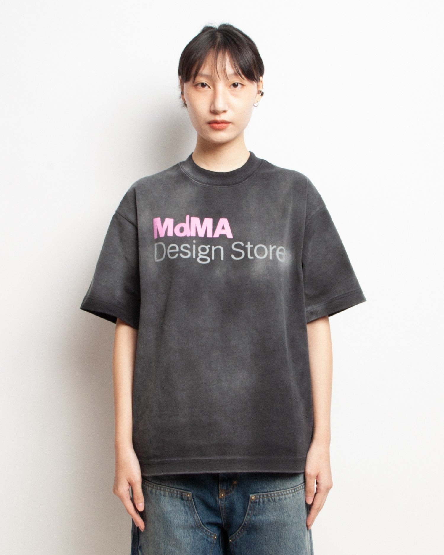 PLATEAU STUDIO｜ MDS tee  (Washed black)