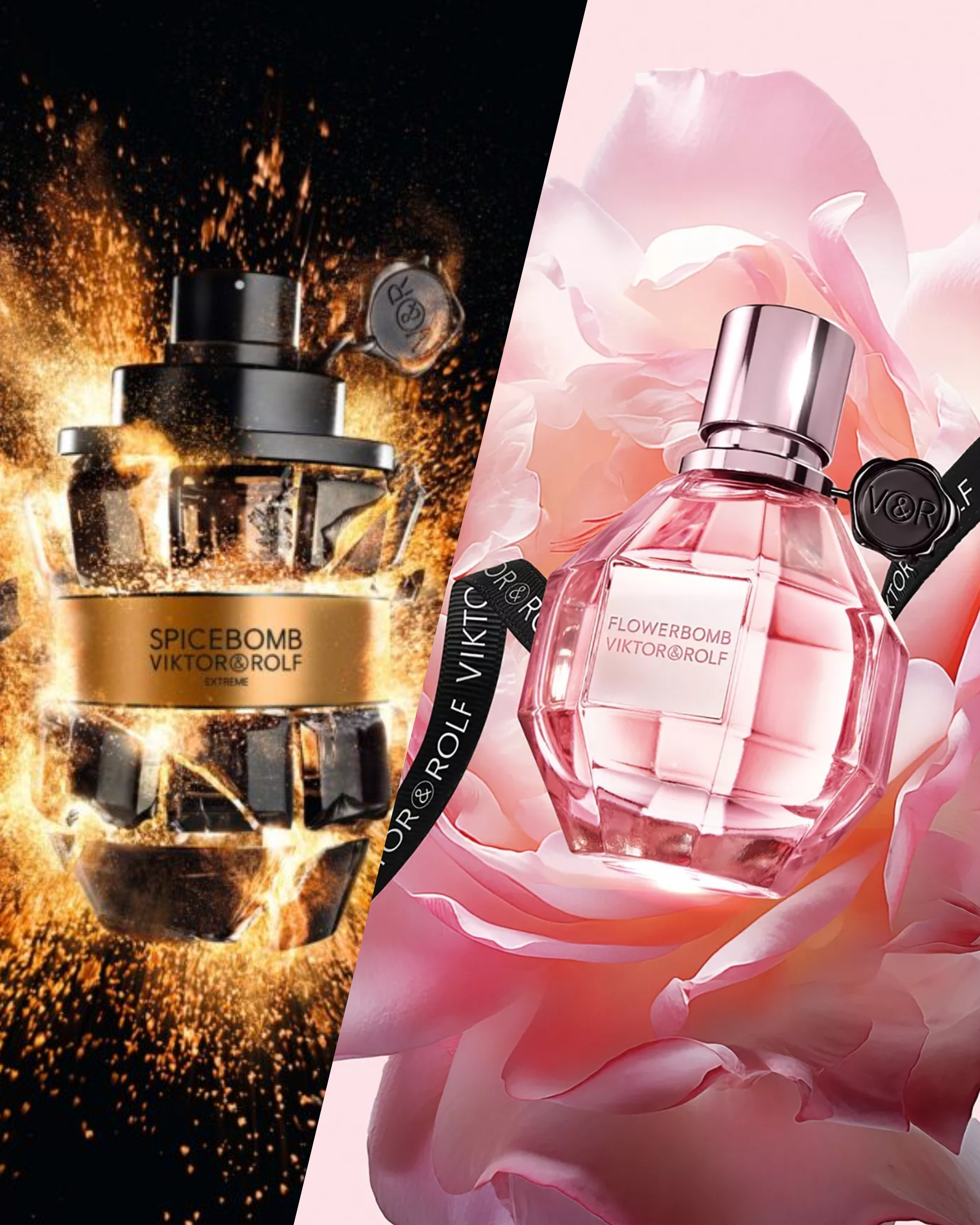 Viktor & Rolf - Flower+Spicebomb 情侶對香套裝