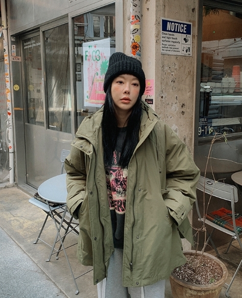 ᴴᴼᵀ ▸▸店長推薦◃◃ 秋冬新款/連帽側開釦羽絨外套 MANIFEST正韓🇰🇷