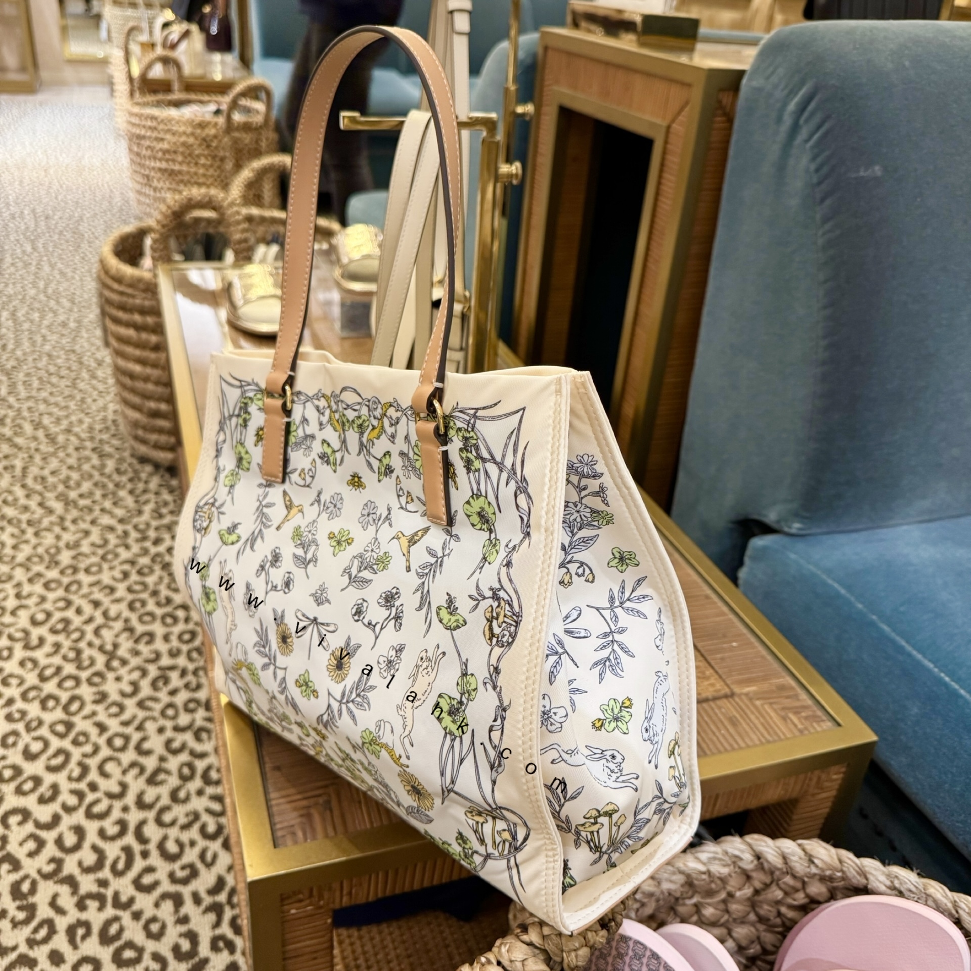 Tory Burch - 尼龍印花 Tote (S) (163024)