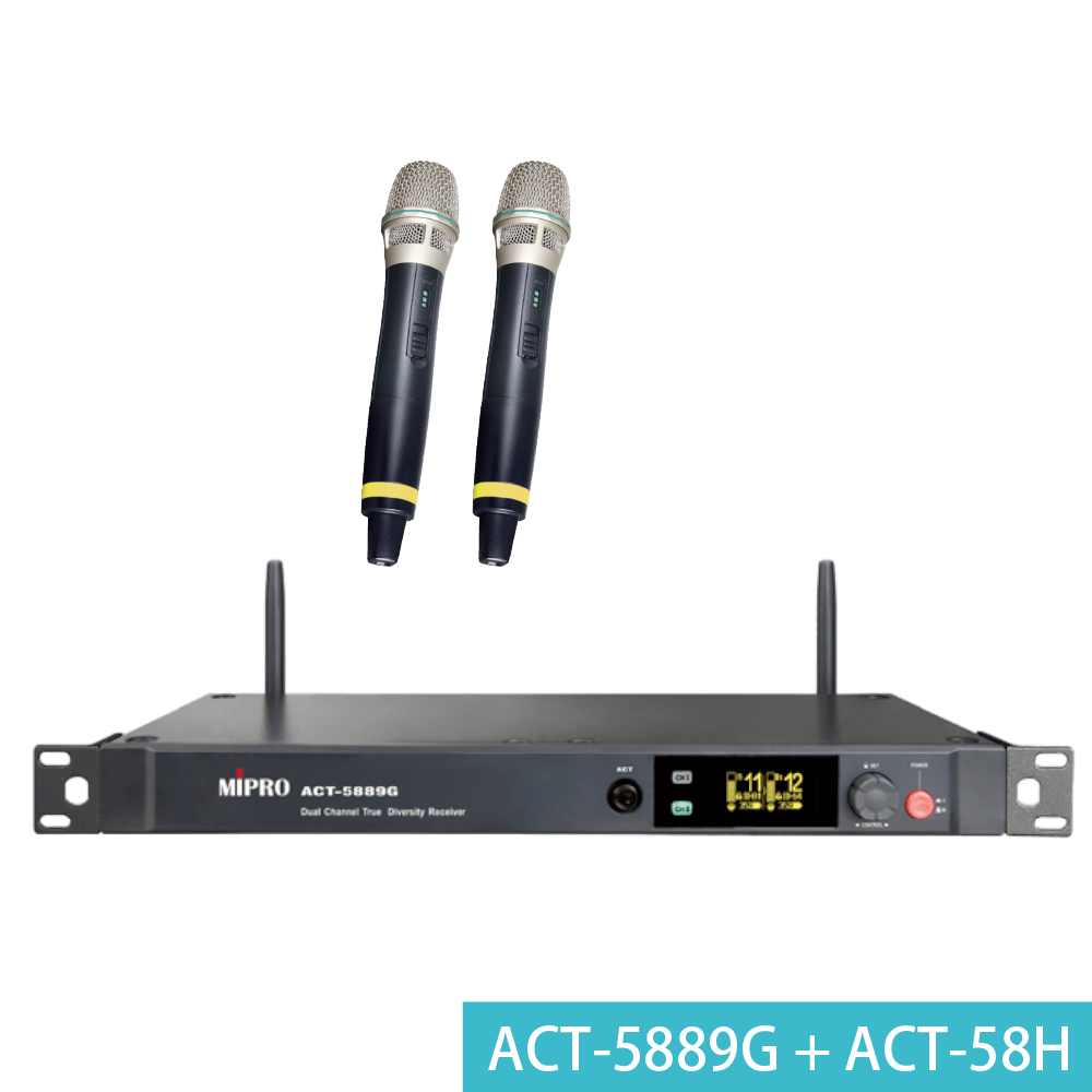 MIPRO Mipro / ACT-5889G 5 GHz 數位雙頻道接收機 第 5 張圖片｜三峽配件 / 週邊
