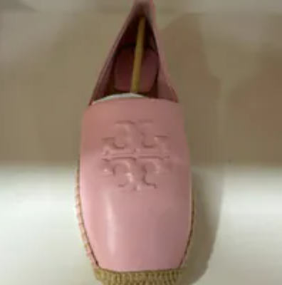 [S] TORY BURCH EVERLY LEATHER ESPADRILLE NEVADA RETRO NAPPA,PETUNIA, 143462-690 [FINAL SALE] (STB684)