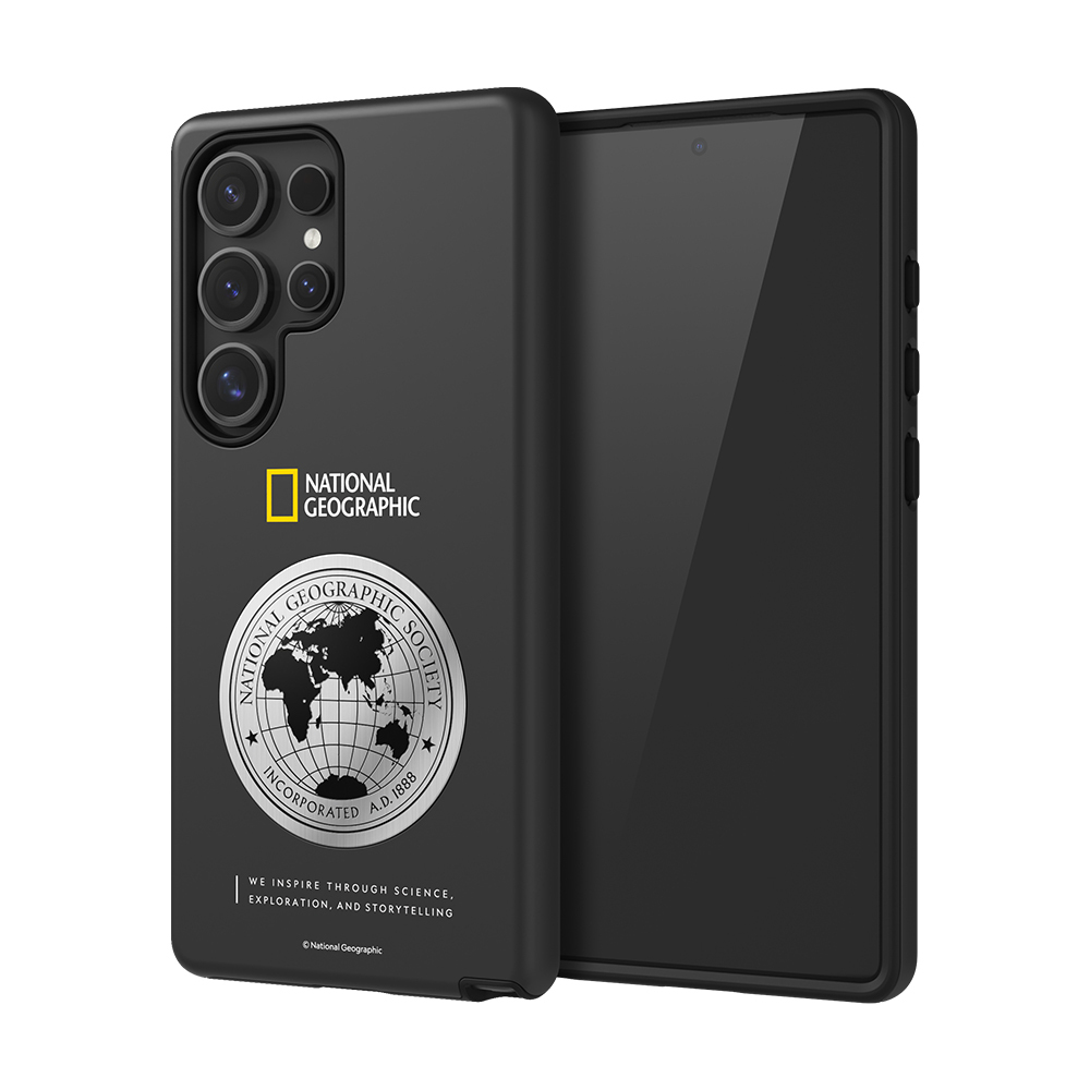 國家地理 | Galaxy S25 Metal Deco 地球徽章手機殼