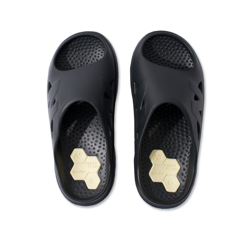 New Balance Fresh Foam RCVRY 男鞋 女鞋 黑色 中性 運動 休閒 拖鞋 RCVRYSK1