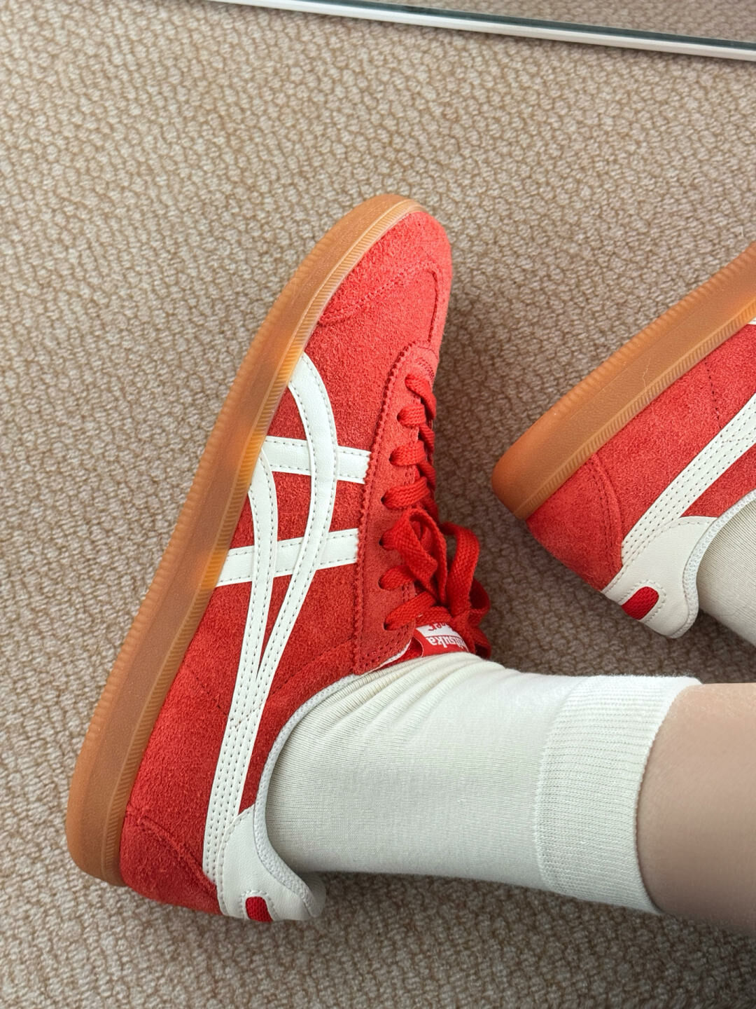 Onitsuka Tiger Tokuten 鬼塚虎 德訓鞋 紅色 紅白 白色 焦糖底 男女鞋 1183C254-600 / 預購
