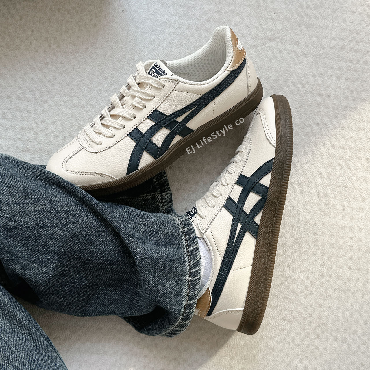なるときんとき！ ATPLON 新品！！ Onitsuka Tiger Tokuten 鬼塚虎葡萄焦糖粉紫色淺粉色虎爪紋焦糖