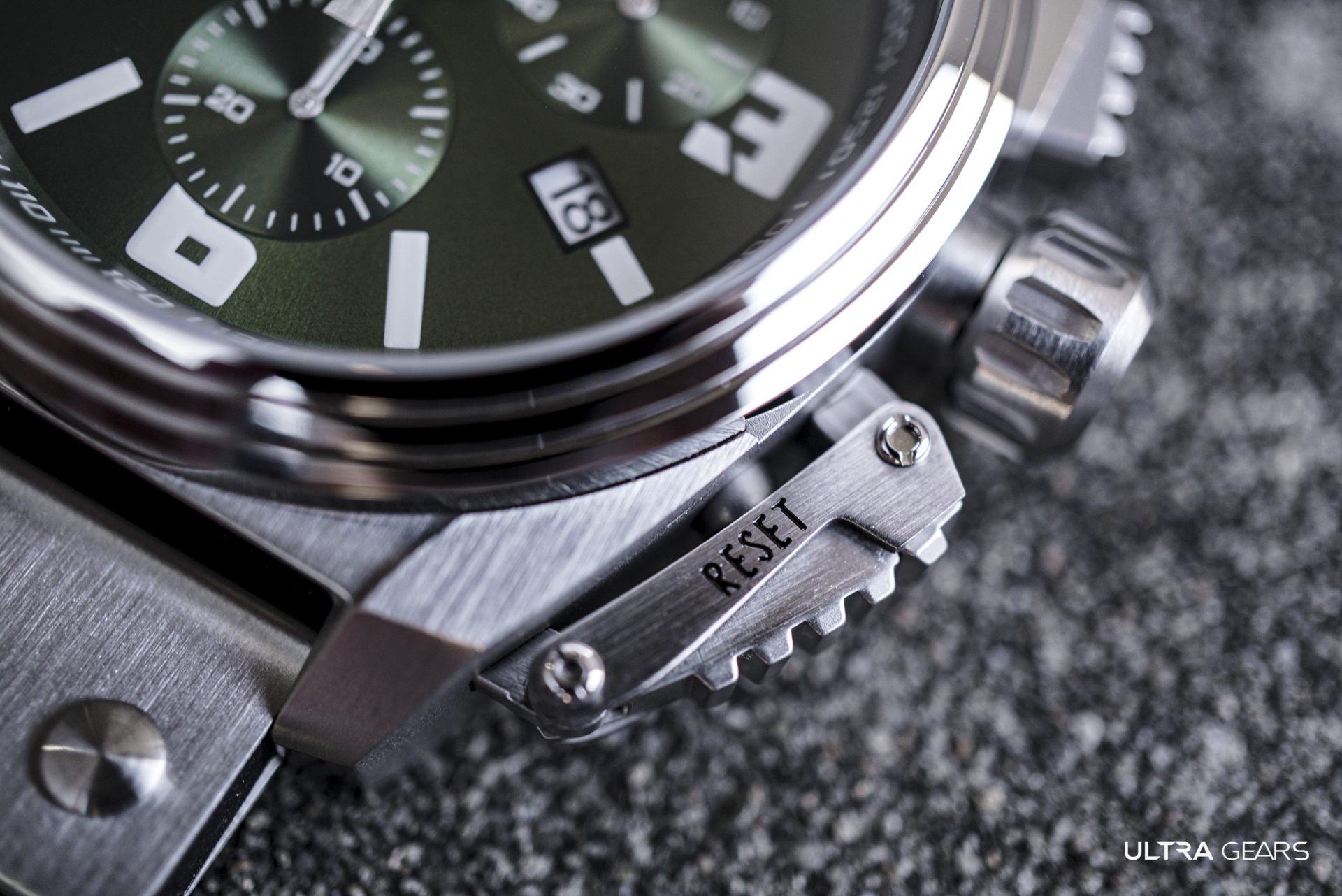 TW Steel SWISS CANTEEN 全鋼綠面計時碼錶 TW1116