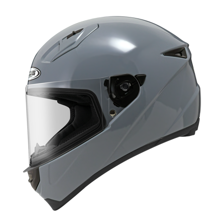 ZEUS ZS-821 水泥灰 素色 全罩帽款 輕量小帽體