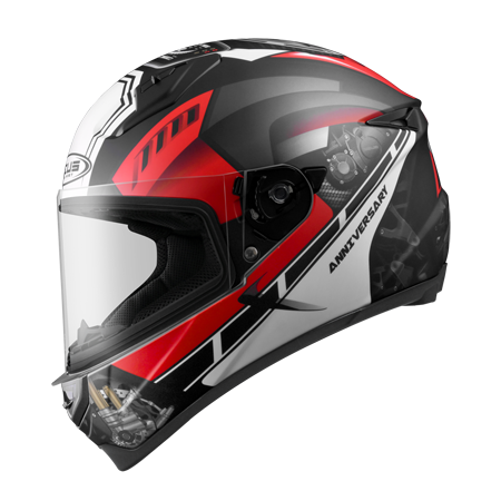 ZEUS ZS-821 BH5 消光黑/紅 彩繪 全罩帽款 輕量小帽體