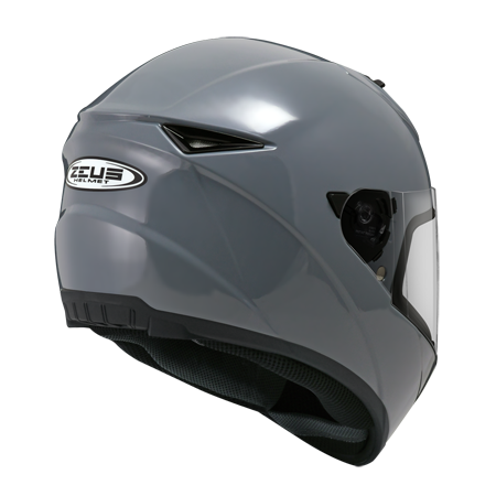 ZEUS ZS-821 水泥灰 素色 全罩帽款 輕量小帽體