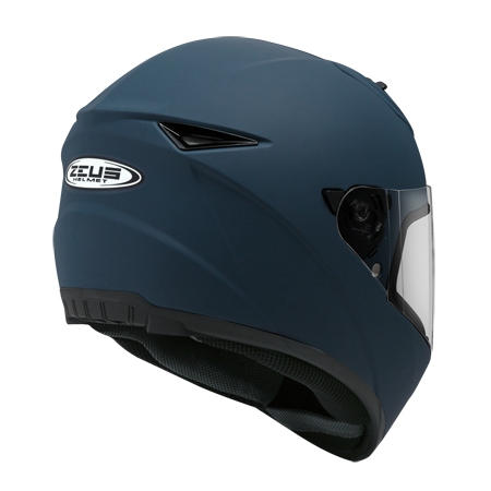 ZEUS ZS-821 啞光藍 素色 全罩帽款 輕量小帽體