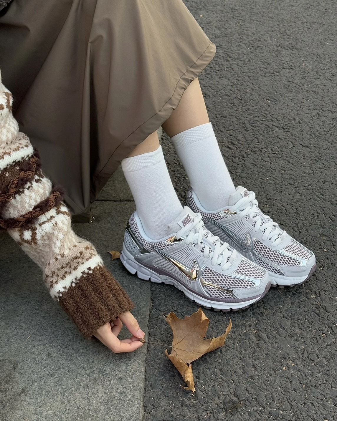 <新色🤍>Nike Zoom Vomero 5復古 老爹鞋 女款 仙女粉白