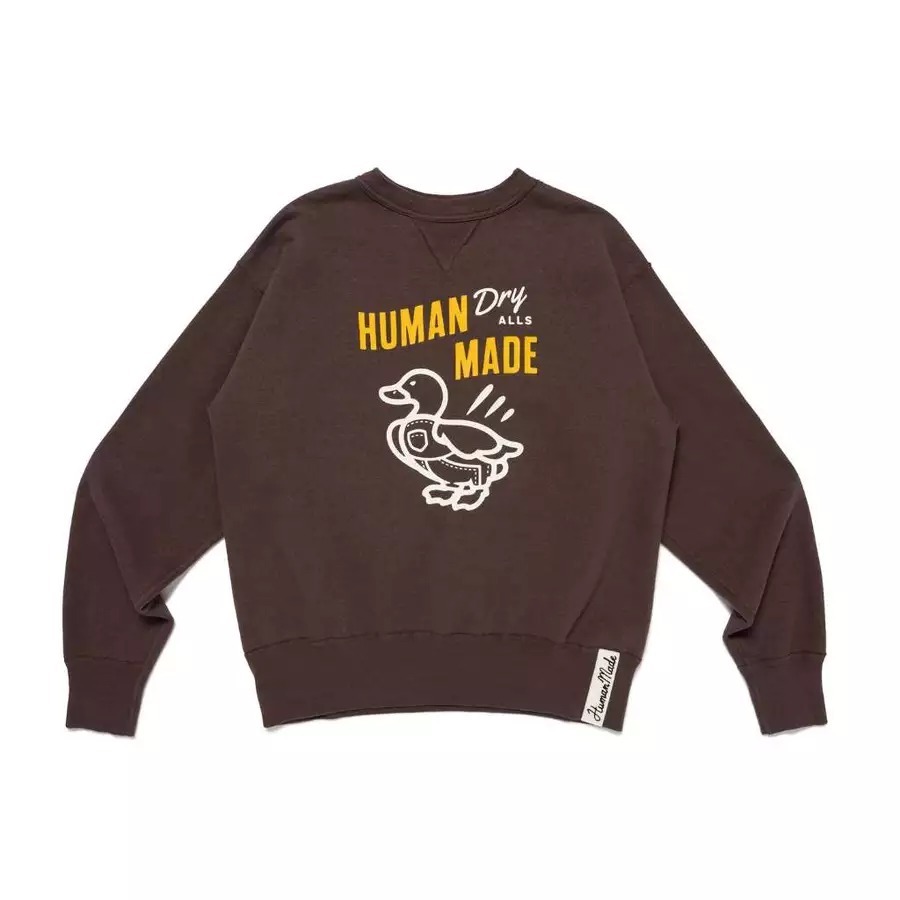 2025SS HUMAN MADE TSURIAMI SWEATSHIRT 鴨子 衛衣 HM29CS014