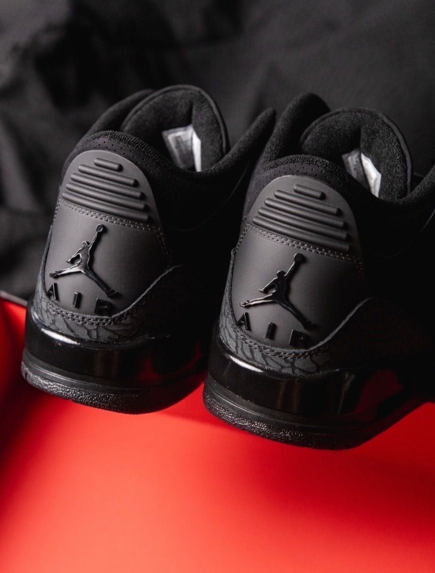 Jordan Air Jordan 3 "Black Cat" 黑貓 復古 籃球鞋 黑色 CT8532001