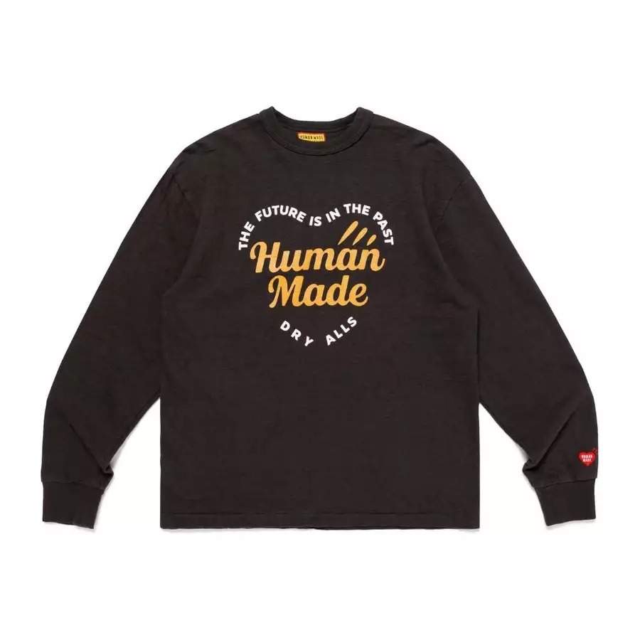 2025SS HUMAN MADE GRAPHIC L/S T-SHIRT 字體 愛心 長T 現貨 HM29CS019