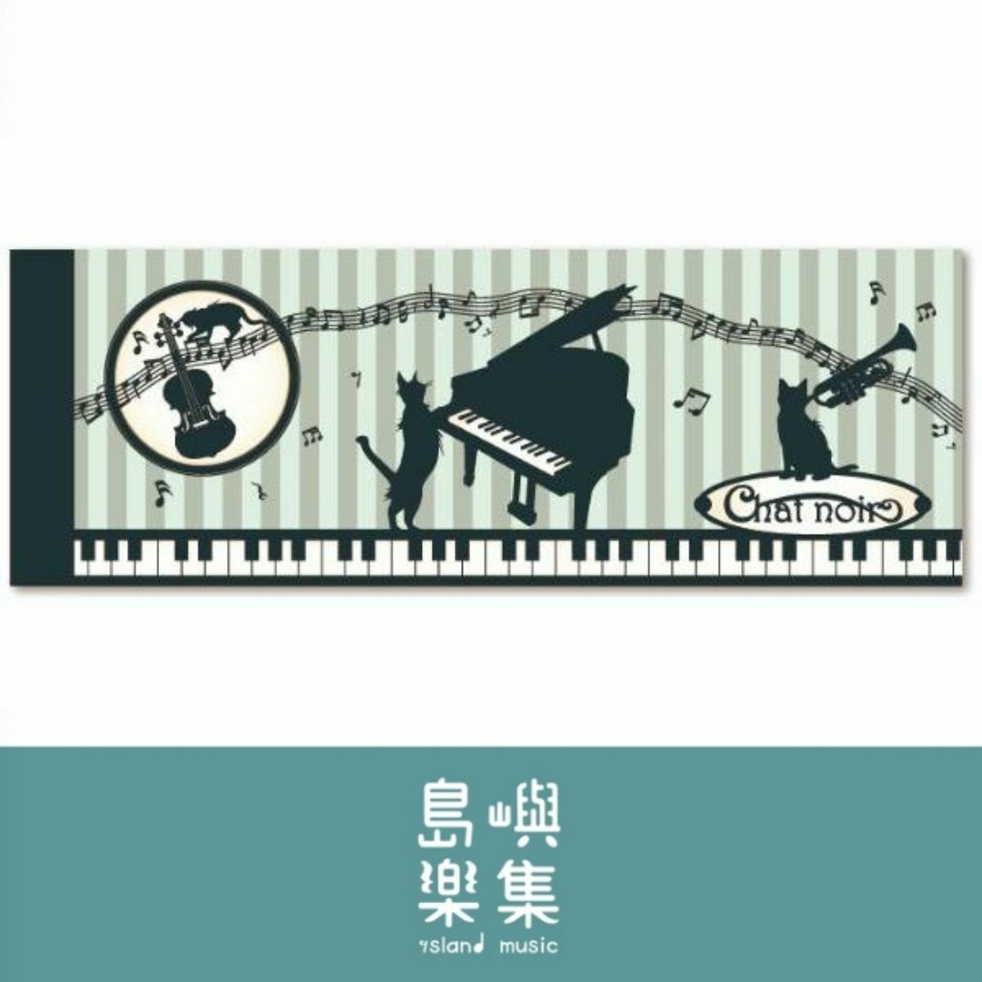 迷你便條本 - 黑貓