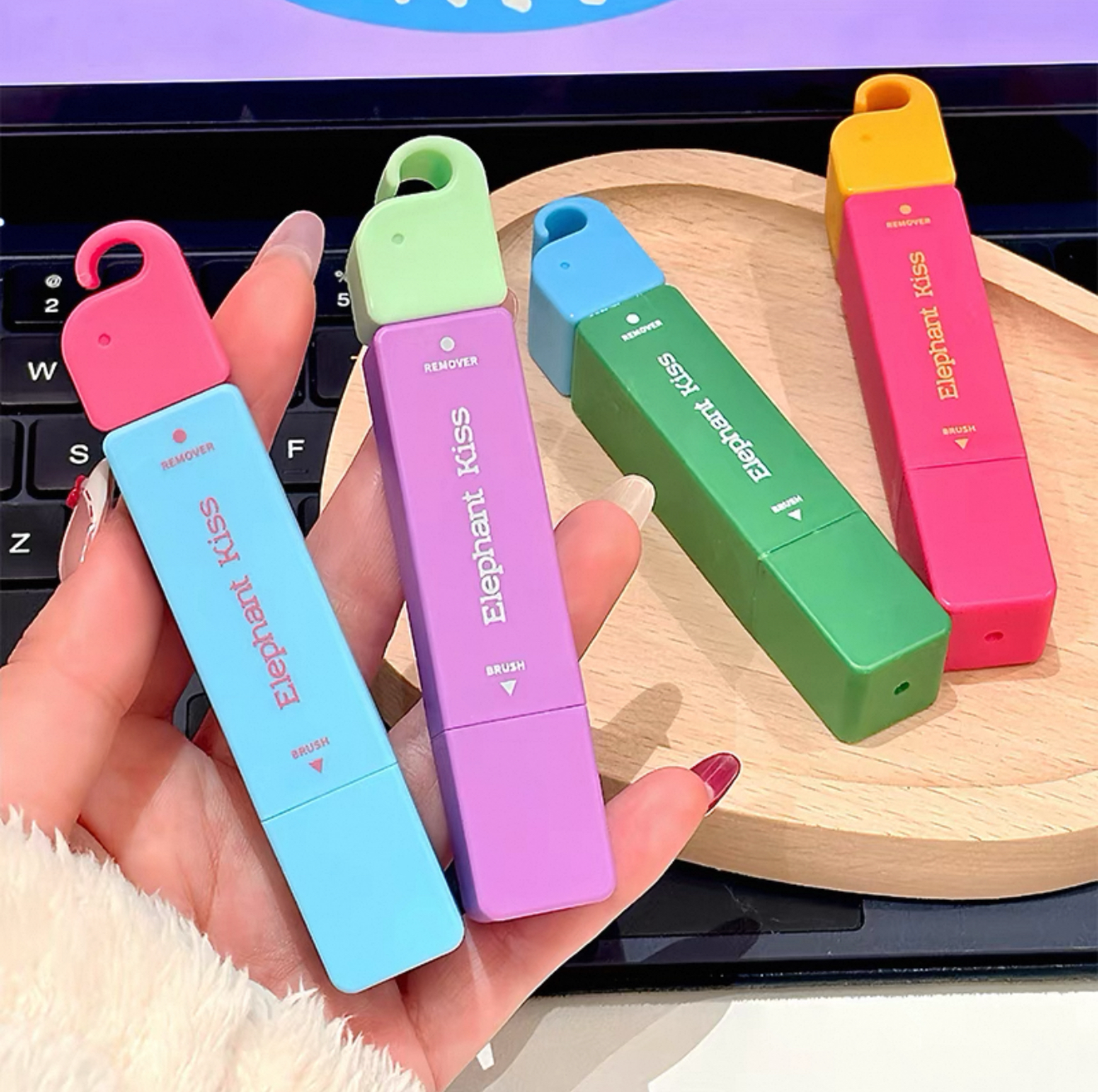 小紅書爆款 創意元氣多巴胺 ＇即時＇去漬筆衣物清潔油漬小巧可愛掛件