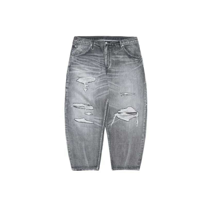 PSVR Destroyed Effect Selvedge Denim Jeans