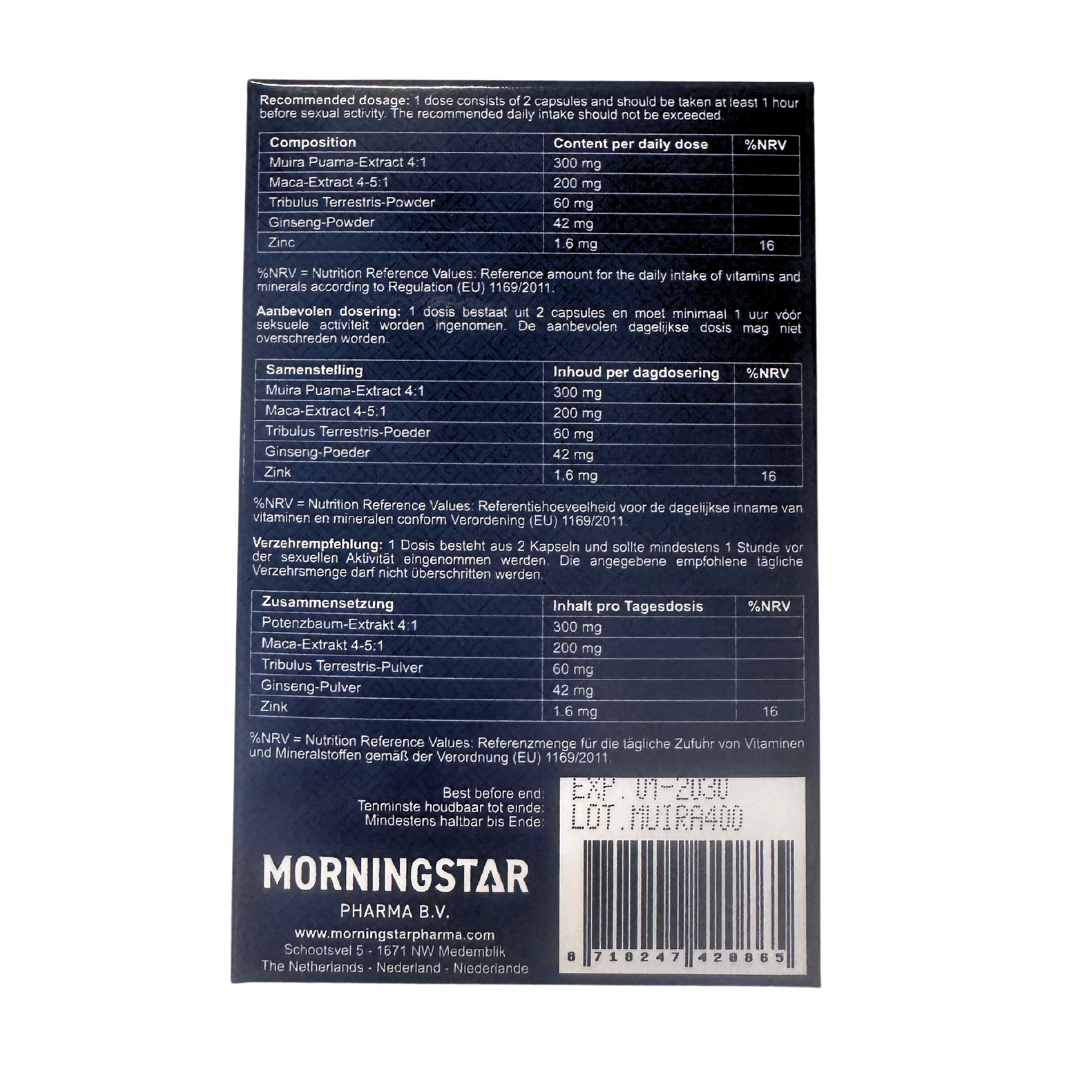 Morningstar - Libido Extreme Dark Blue 2.0