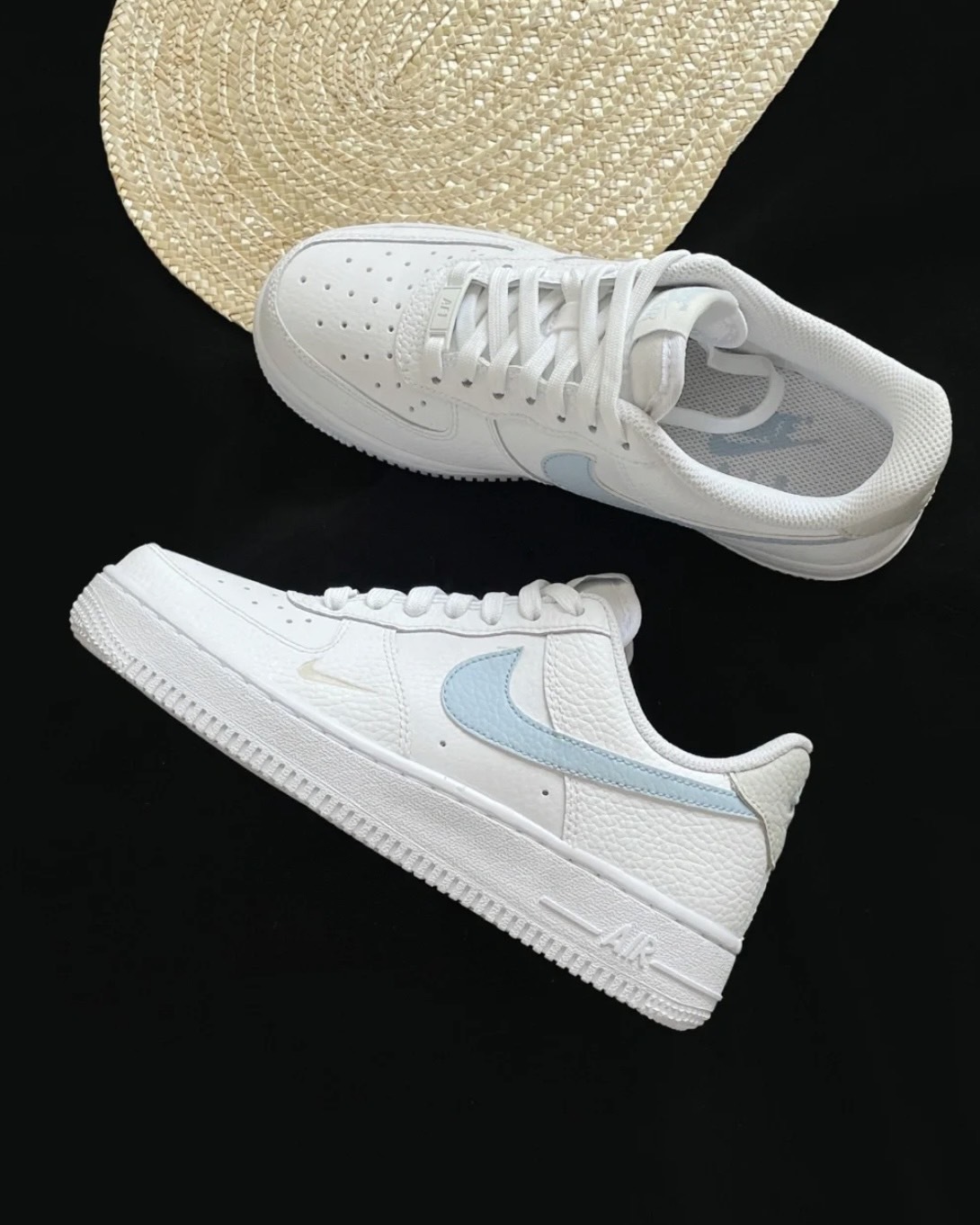 <超美配色🤍>Nike Air Force 1 Low 小勾 荔枝皮 海鹽牛奶