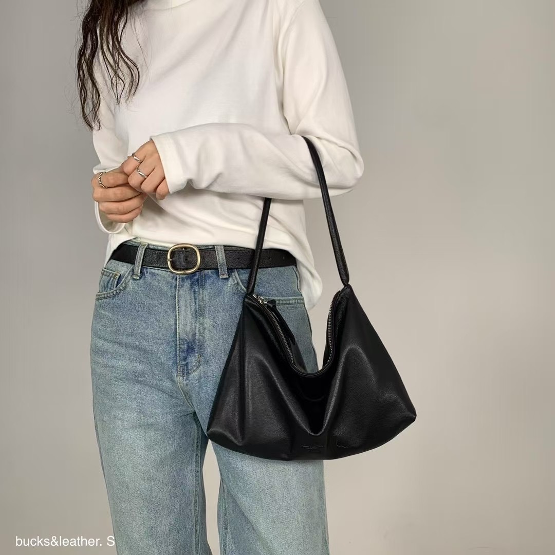 「2025新款」 bucks & leather 羊皮/牛皮單肩包 S號 中款