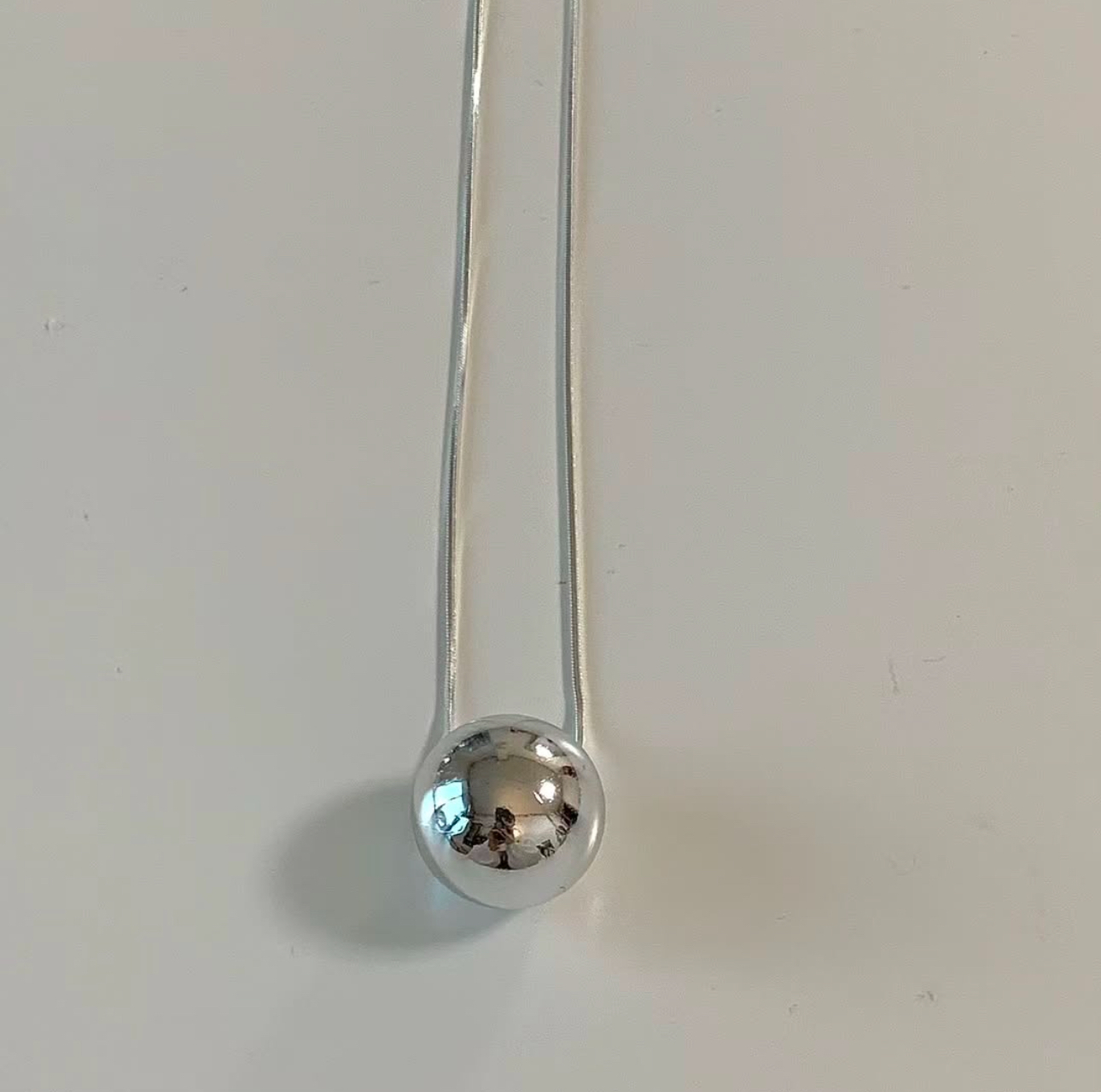 (訂購) 個性感波波長鏈 AC0202 (銀/金)