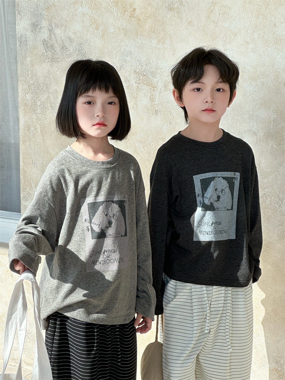 歪歪眼鏡小白狗上衣