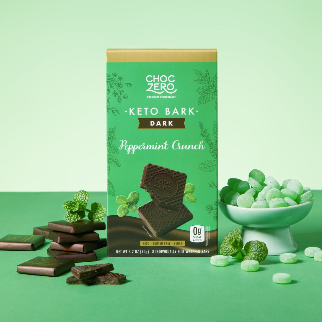 【盒裝】Choczero 純素無糖薄荷黑朱古力塊 90g