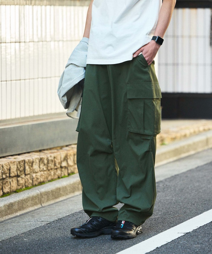 日本 AiRide 寬版工裝褲