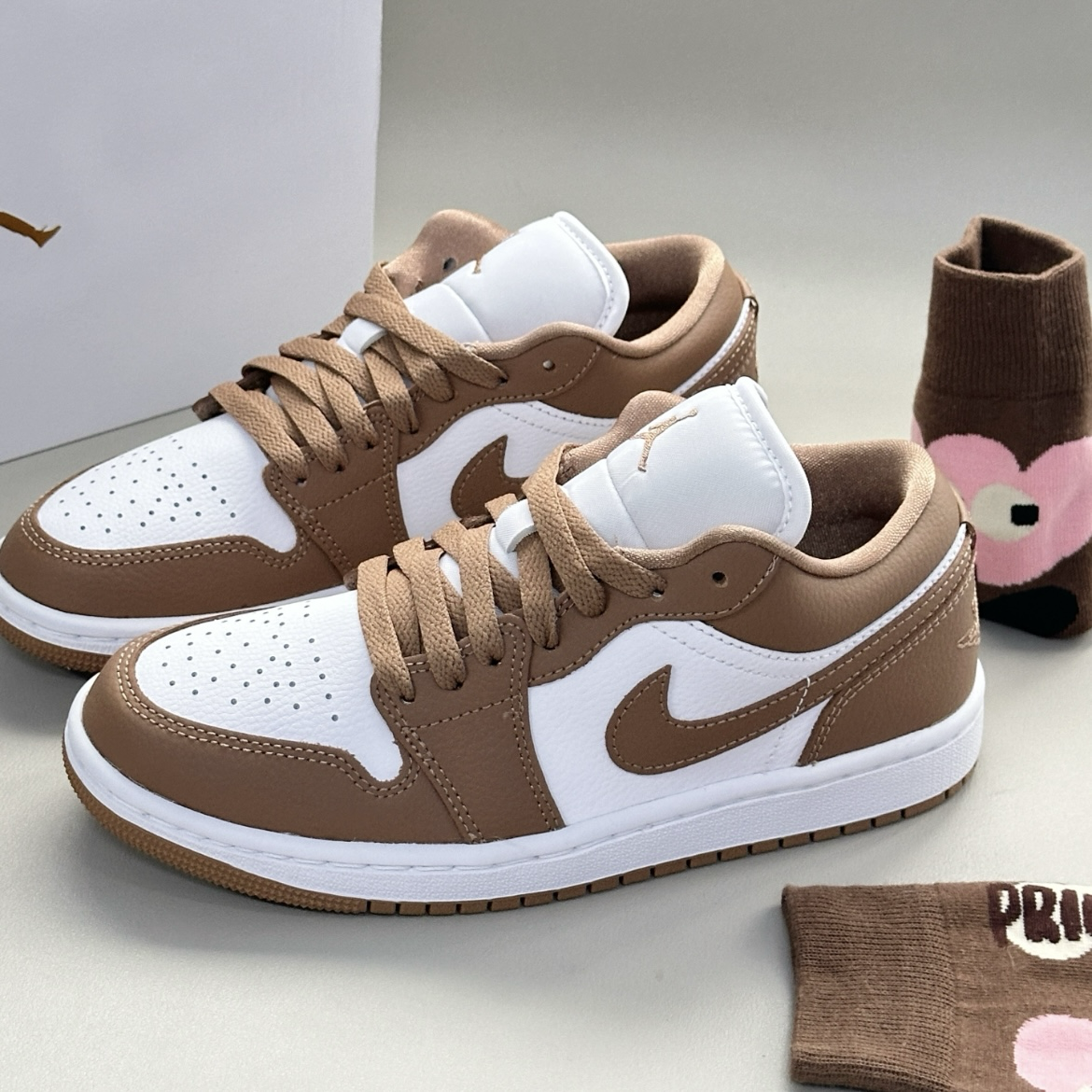 Nike Air Jordan 1 Low Archaeo Brown 白棕 可可棕 咖啡色 AJ 喬丹 低筒休閒鞋