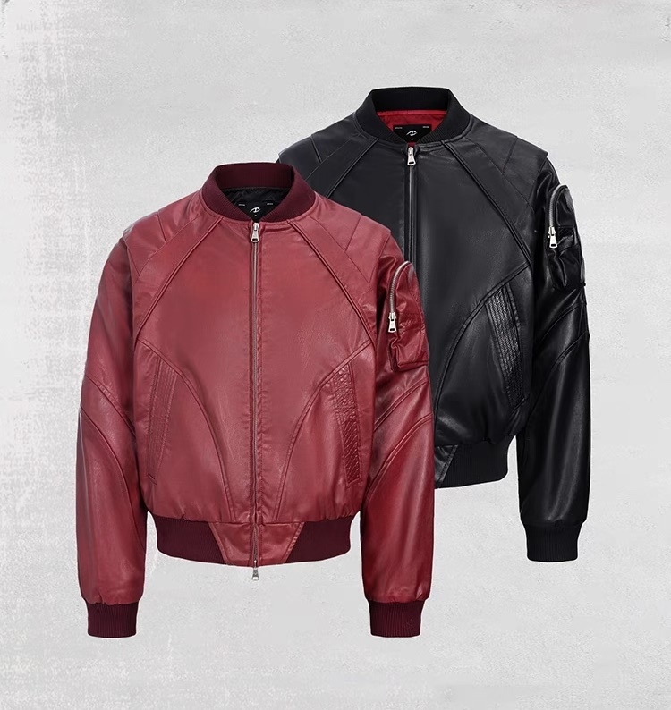 CATSSTAC 狂蟒聖十字 BOMBER 皮夾克