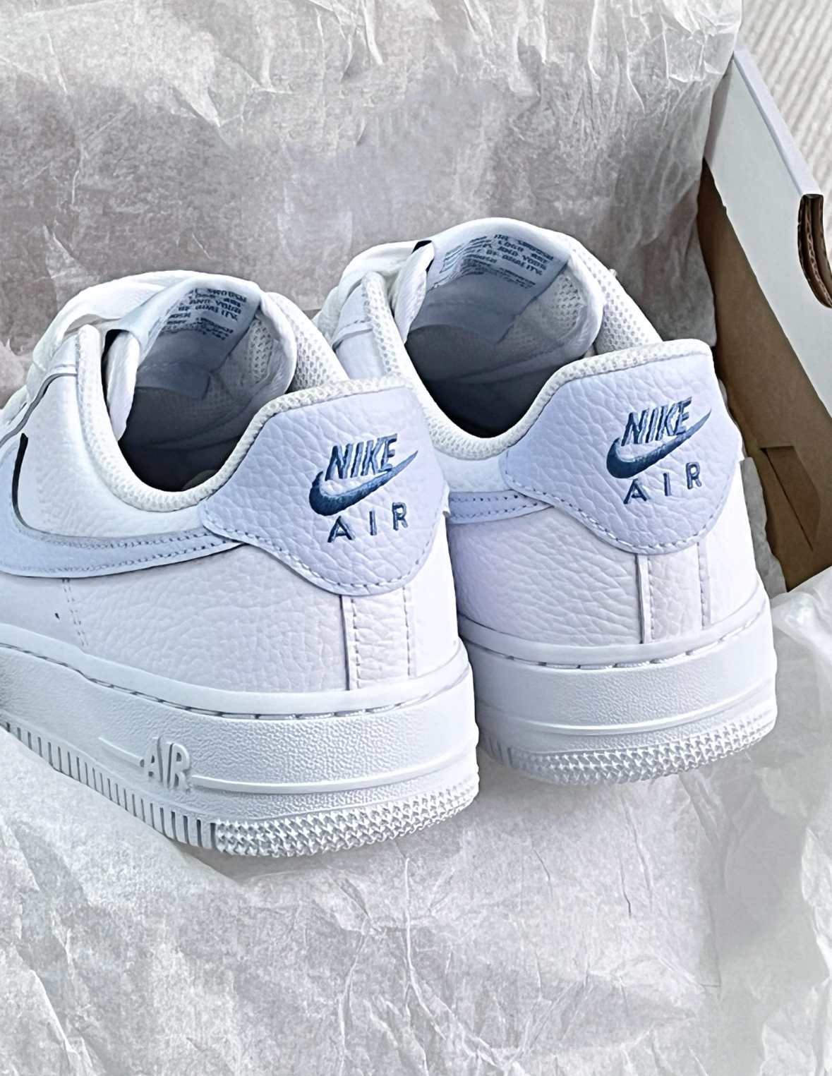 Nike Air Force 1 冰藍蘇打 寶寶藍色 荔枝皮 小勾 HV2511-100/預購