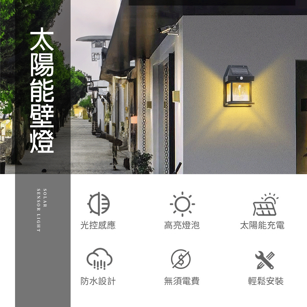 太陽能感應燈