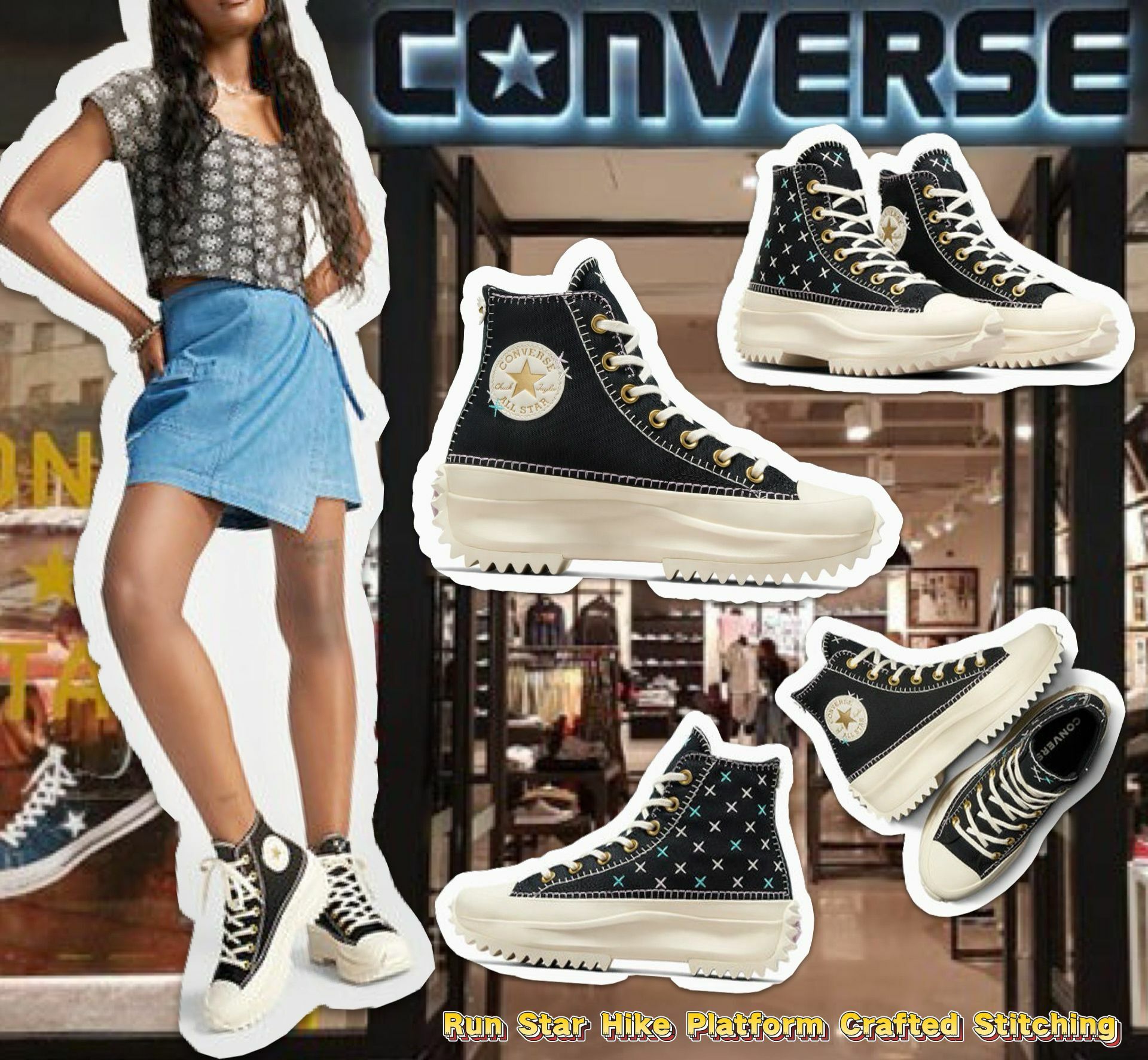 【預購】Converse Run Star G020613 女裝高筒鞋